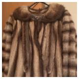 BR2 - Vintage Brown Mink Fur Coat by Bjorkman
