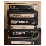 O - Vintage Collection of Eight Track Tapes Including Star Wars, Steve Miller, Alabama and More