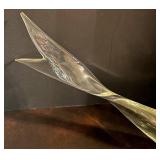 O - Vintage Renato Anatra Signed Art Glass Fish Sculpture