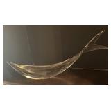 O - Vintage Renato Anatra Signed Art Glass Fish Sculpture