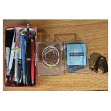 BR2 - Office Supplies Lot with Desk Lamp, Organizer, Calculator and More