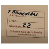 BR2 - Fred Blumenthal Original Abstract Painting