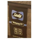 BR1 - Vintage Oak Twin Bed Frame with Storage Headboard