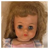 O - Vintage Adorable Doll with Blonde Hair and Pink Dress