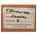 BR2 - "Flowers" Original Painting by Fred Blumenthal