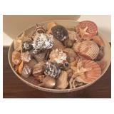BR2 - Handcrafted Pottery Bowl with Shell Collection