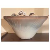 BR2 - Handcrafted Pottery Bowl with Shell Collection