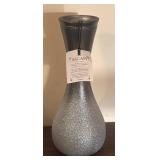 BR2 - Akcam Handmade Silver Glitter Vase