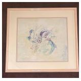 BR2 - Fred Blumenthal Original Abstract Framed Painting