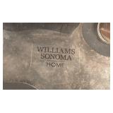 MB - Williams Sonoma Decorative Stone Hippo on Lucite Base