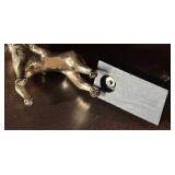 MB - Set of 2 Vintage Alva Studios Metal Figurines including Vintage Alva Studios Metal Inco Man on Llama Figurine