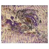 MB - Fred Blumenthal Original Unframed Abstract Acrylic Painting