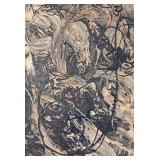 MB - Fred Blumenthal 1985 Original Abstract Oil Painting Unframed