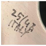 LR - Pair of Limited Edition Italian Frog Figurines