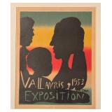 LR - Framed Vallauris 1953 Exposition Art Print