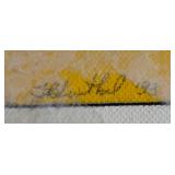 LR - Framed Original Fred Blumenthal Painting with Abstract Figure and Sun