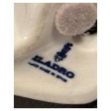 K - Lladro Porcelain Girl with Mandolin Figurine