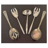 K - Dansk and Germany Marked Serving Utensils Set of 5