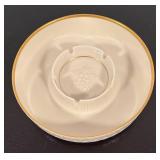LR - Lenox Gold Trimmed Serving Bowls and Ashtray