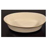 LR - Lenox Gold Trimmed Serving Bowls and Ashtray