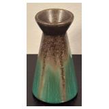 LR - Set of 2 Decorative Pottery Vases Colorful Glaze