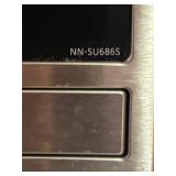 K - Panasonic 1100W Stainless Steel Microwave Oven Model: NN-SU686S