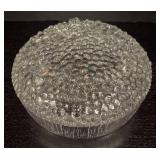 LR - Vintage Iittala Ultima Thule Footed Glass Serving Bowl
