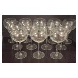 K - Set of 12 Stemmed Wine Glasses