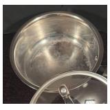LR - Set of 3 Cuisinart Stainless Steel Saucepans with Lids