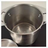 LR - Stainless Steel Kitchenware Set with Stock Pot, Serving Trays and Kettle
