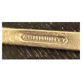 K - Set of 10 Vintage Silver Plated Serving Utensils