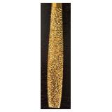 K - Vintage Lifetime Gold Plated Flatware Service for Eight with Serving Utensils