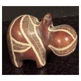 LR - Collection of Hippo Figurines with Various Designs with Print