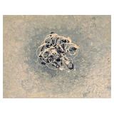 LR - Fred Blumenthal Abstract Painting Signed Unframed