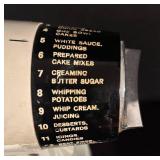 LR - Vintage Sunbeam Mixmaster Stand Mixer with 2 Mixing Bowls