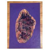 LR - Original Abstract Painting by Fred Blumenthal Unframed