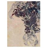 LR - Fred Blumenthal Original Abstract Painting, Unframed