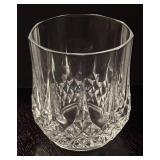 LR - Set of 8 Crystal Low Ball Glasses