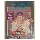 LR - Framed Donruss Hall of Fame Diamond King Baseball Puzzles and Cards Collection