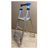 K - Cosco 3-Step Aluminum Folding Step Ladder