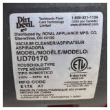 K - Dirt Devil Pro Express Vacuum Cleaner Model: UD70170
