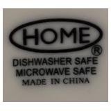 K - Assorted White Dinnerware Set with Plates and Bowls by Home, Studio and Myott Meakin