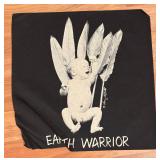 LR - Set of 3 Larry Labonté Unframed Fabric Art Prints In the Beginning, Earth Warrior, Metamorphosis