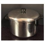 K - Collection of Stainless Steel Pots and Pans by Martha Stewart, Farberware and More