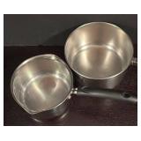 K - Collection of Stainless Steel Pots and Pans by Martha Stewart, Farberware and More