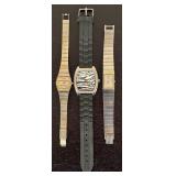 K - Set of 3 Watches: Seiko Lassale, Geneva and Piaget Quartz