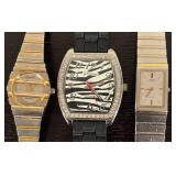 K - Set of 3 Watches: Seiko Lassale, Geneva and Piaget Quartz