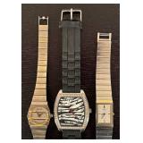 K - Set of 3 Watches: Seiko Lassale, Geneva and Piaget Quartz