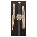 K - Set of 3 Watches: Seiko Lassale, Geneva and Piaget Quartz
