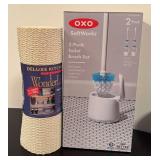 LR - Household Essentials Bundle with Brush Set, Kitchen Roll, Batteries and More